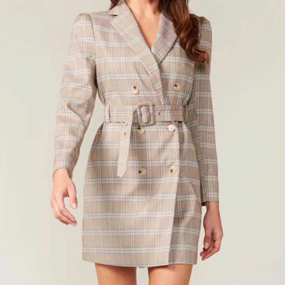 DON WINDOW PANEL BLAZER DRESS